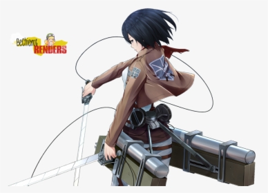 Mikasa Ackerman Render By Bechienot-d6doimp - Attack On Titan Render, HD Png Download, Free Download
