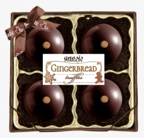 Gingerbread With Label 4pc - Mozartkugel, HD Png Download, Free Download