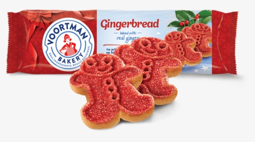Gingerbread - Voortman Holiday Gingerbread Cookies, HD Png Download, Free Download