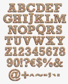 Gingerbread Colors Funny Font - Gingerbread Font, HD Png Download, Free Download