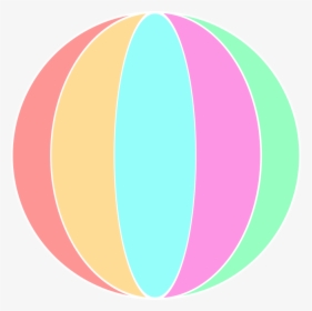 Beach Ball Svg Clip Arts - Circle, HD Png Download, Free Download