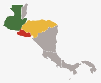 New Central America - Central America Clear Map, HD Png Download, Free Download
