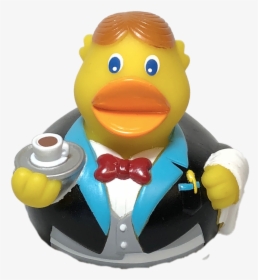 Waiter Rubber Duck , Png Download - Bath Toy, Transparent Png, Free Download