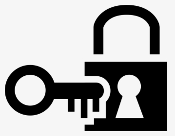 Key With Padlock - Padlock Key Png Icon, Transparent Png, Free Download