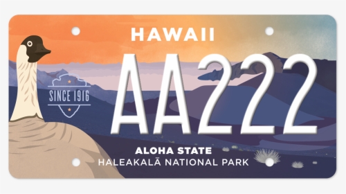 Haleakala National Park License Plate, HD Png Download, Free Download
