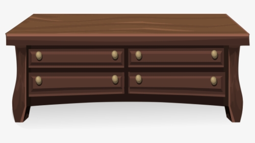 Low Wooden Cabinet From Glitch - Cabinet Png, Transparent Png, Free Download