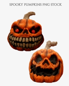 Spooky Pumpkins Png - Jack O Rei Do Halloween Png, Transparent Png, Free Download