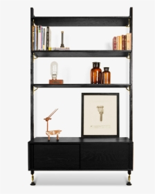Theo Wall Unit With Cabinet - District Eight Theo Wall Unit, HD Png Download, Free Download