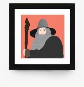 011 Gandalf The Grey , Png Download - Picture Frame, Transparent Png, Free Download