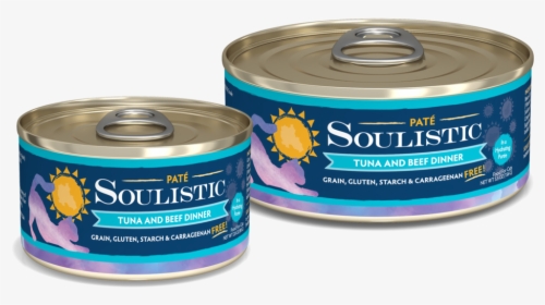 Soulistic Pates Tuna Beef Lg Sm Cans V1r1 - Soulistic Tuna And Salmon, HD Png Download, Free Download