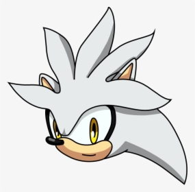 Draw Silver The Hedgehog Head , Png Download - Draw Silver The Hedgehog Head, Transparent Png, Free Download