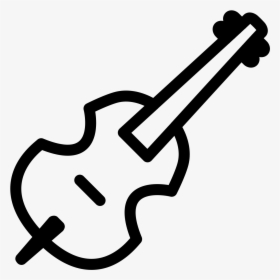 Alt Text - Violin Icon Png White, Transparent Png, Free Download