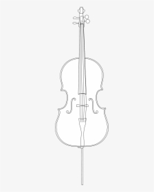 Cello Black And White Full, HD Png Download, Free Download