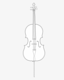 Cello Black And White Clipart - Cello Black And White, HD Png Download ...