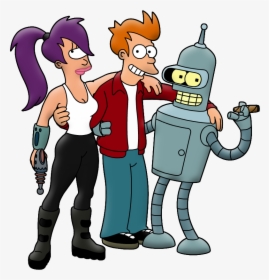 Fry Leela And Bender, HD Png Download, Free Download