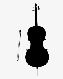 Silhouette Cello Png, Transparent Png, Free Download