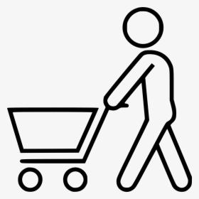 Groceries - Circle Shopping Cart Icon, HD Png Download, Free Download