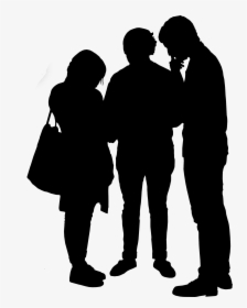 Human Behavior Public Relations Silhouette - Silhouette People Png Photoshop, Transparent Png, Free Download