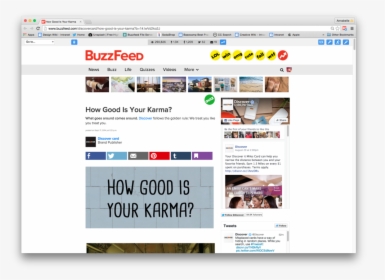 How Good Is Your Karma - Buzzfeed, HD Png Download, Free Download