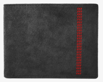 Alcantara Wallet With Red Stripe Embossing - Wallet, HD Png Download, Free Download