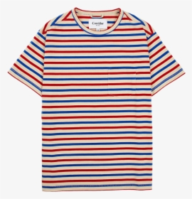 Blue Red Stripe Tee Shirt, HD Png Download, Free Download
