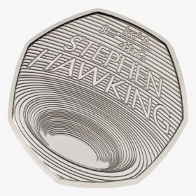 Stephen Hawking 50 Pence Coin, HD Png Download, Free Download