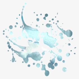 Transparent Blue Splatter Png - Png Brush Water Effect, Png Download, Free Download