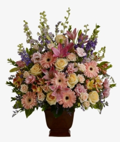 Flores Encontradas En La Web Funeral Bouquet, Funeral - Teleflora Loving Grace, HD Png Download, Free Download
