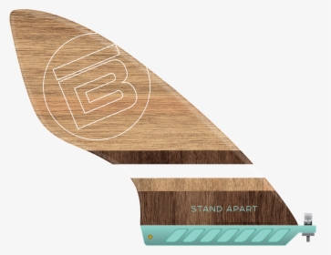 Classic Style Center Paddle Board Fin - Plywood, HD Png Download, Free Download