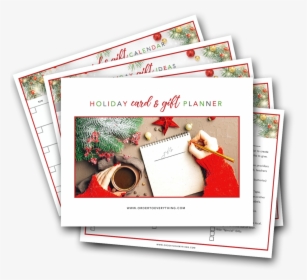 Holiday Card & Gift Planner - Paper, HD Png Download, Free Download