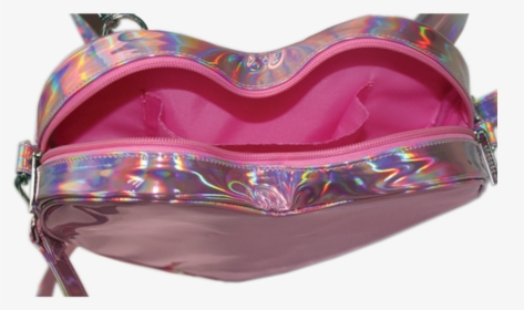 Pink Holographic Heart Bag, HD Png Download, Free Download