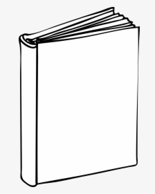 Cartoon Book With Blank Cover - Printable Blank Book Cover Template, HD Png Download, Free Download