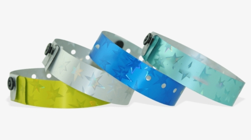 Holographic Wristbands 19 Mm Stars - Holographic Wristband Png, Transparent Png, Free Download