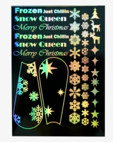 Snowflake Christmas Holographic Resin Film - Motif, HD Png Download, Free Download