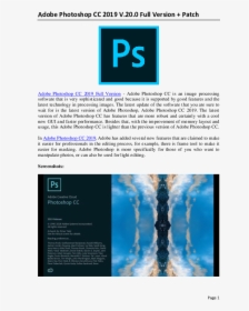 Adobe Photoshop , Png Download - Adobe Photoshop, Transparent Png, Free Download