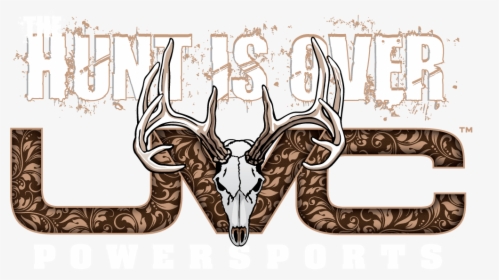 Hunting Logo Dark Background Web - Reindeer, HD Png Download, Free Download