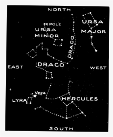 Draco Constellation - Draco Lyra And Hercules Constellation, HD Png Download, Free Download