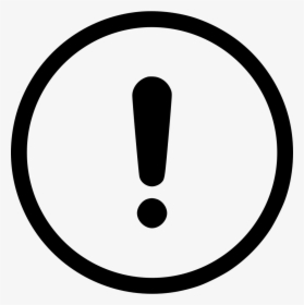 Attention Danger Warning Signal - Exclamation Mark Circle Png, Transparent Png, Free Download