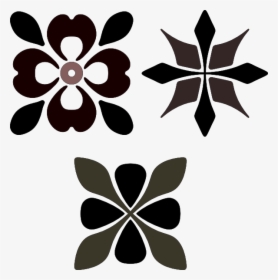 Flower Ornaments Svg Clip Arts - Clip Art Bunga Ornament, HD Png Download, Free Download