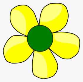 Yellow Flower Svg Clip Arts - Portable Network Graphics, HD Png Download, Free Download