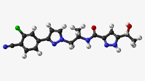 Darolutamide Molecule Ball - Molecule, HD Png Download, Free Download