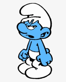 Grouchy Picture-ty612 - Grouchy Smurf Cartoon, HD Png Download, Free Download