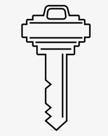 House Key Coloring Page - Portable Network Graphics, HD Png Download, Free Download