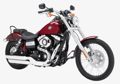 Red Harley Davidson Png Image - 2014 Harley Davidson Wide Glide, Transparent Png, Free Download