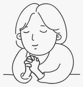 Pray - Thankfulness Clipart Black And White, HD Png Download, Free Download