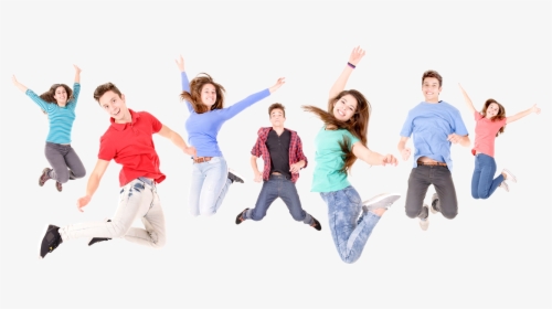 Thumb Image - Group Of People Jumping Png Transparent, Png Download, Free Download