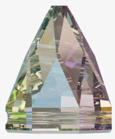 Swarovski 3297 Round Spike Sew-on Black Diamond Shimmer - Triangle, HD Png Download, Free Download