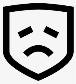 Drama Face Sad Clipart , Png Download - Emblem, Transparent Png, Free Download