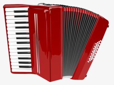 Red Accordion Svg Clip Arts - Accordion Clipart, HD Png Download, Free Download
