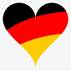 German Flag Love Heart, HD Png Download, Free Download